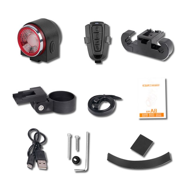 Worallymy Bike Taillight Control remoto Impermeable COB Luz trasera Bicicleta USB Recargable Tija de sillín Lámpara Worallymy JD735794844