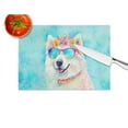 thumbnail image 4 of Samoyed Hippie Dawg Glass Cutting Board Large 12 in x 15 in, 4 of 5