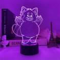 thumbnail image 1 of La luz nocturna LED 3D se vuelve roja, lo que significa que cambia de color, 1 of 5