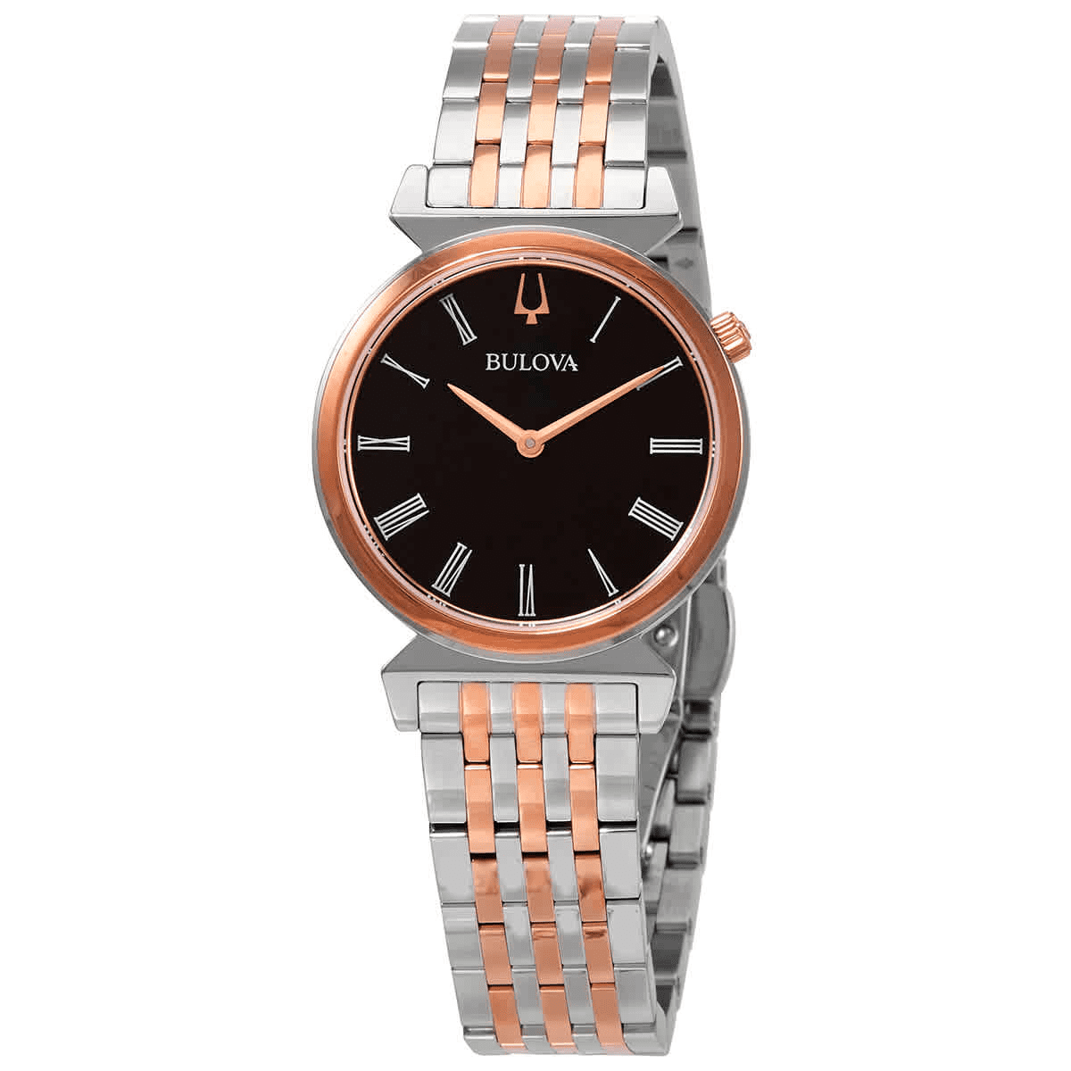 Caravelle New York Gold-Tone Ladies Watch 44M107 - Walmart.com