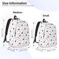 thumbnail image 3 of Lsque Colored Sail Boats Pattern Canvas Daypack, Durable Backpack, High-quality Versatile Backpack,Vintage Compact Backpack-Medium, 3 of 6