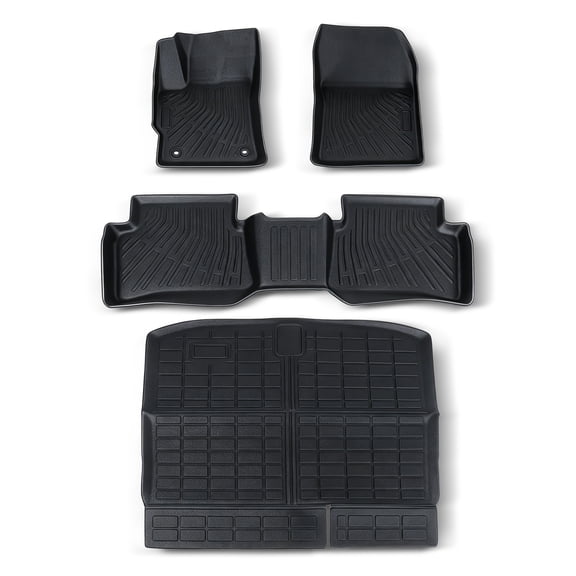 Kimllier Floor Mat & Cargo Mat 4Pcs Replacement for Toyota Corolla Hatchback 2019-2026 Custom Floor Liner Black All Weather