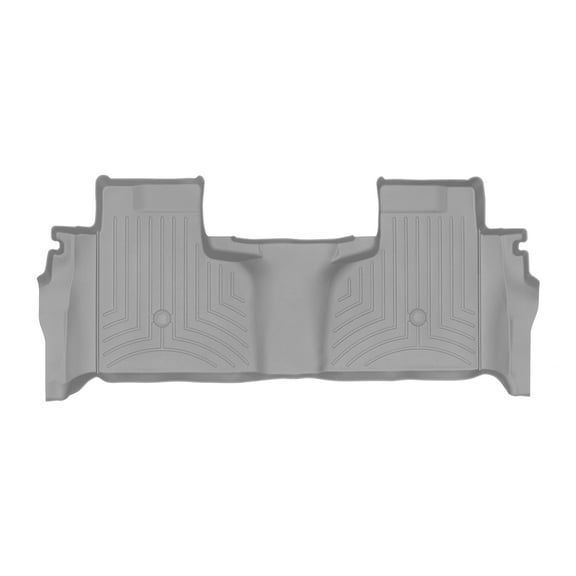 WeatherTech Custom Fit FloorLiners compatible with Silverado 2500HD/3500HD, Silverado 1500, Silverado 1500 LTD, Sierra 2500HD/3500HD, Sierra 1500 Limited, Sierra 1500 - 2nd Row, Grey