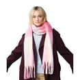 thumbnail image 2 of Beechfield  Adult Checked Fluffy Scarf, 2 of 2