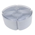 thumbnail image 1 of Bandeja De Servicio Dividida De Plástico, Recipiente Para Servir 5 Compartimentos Para Refrigerios, 1 of 7