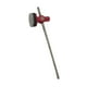 thumbnail image 3 of Pedal de bombo batidora de fieltro Cabeza de acero inoxidable Reemplazo de eje de acero inoxidable de 20 cm Hammer Percusion Instrument Accessory rojo, 3 of 10