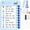 Blue, variant on Owlprince Magnetic Chore Chart, Dry Erase Planner Board for Refrigerators, ADHD Cleaning Planner, Checklist to Do List for Home Office, Blue