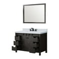 thumbnail image 4 of Lexora Home Marsyas 48" Quartz Top Single Vanity in Brown, 4 of 10