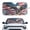 American Flag Eagle Design, variant on HUIACONG Camo Pattern Foldable Foldable Automotive Window Shades UV Protection Easy Storage Blocks UV Rays Windshield Sun Shade for Car Front Vans