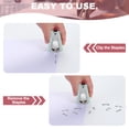 thumbnail image 4 of Uxcell Acrylic Staple Remover, 2 Pcs Heavy Duty Staple Puller Removal Tool with Lock, Pink, 4 of 6