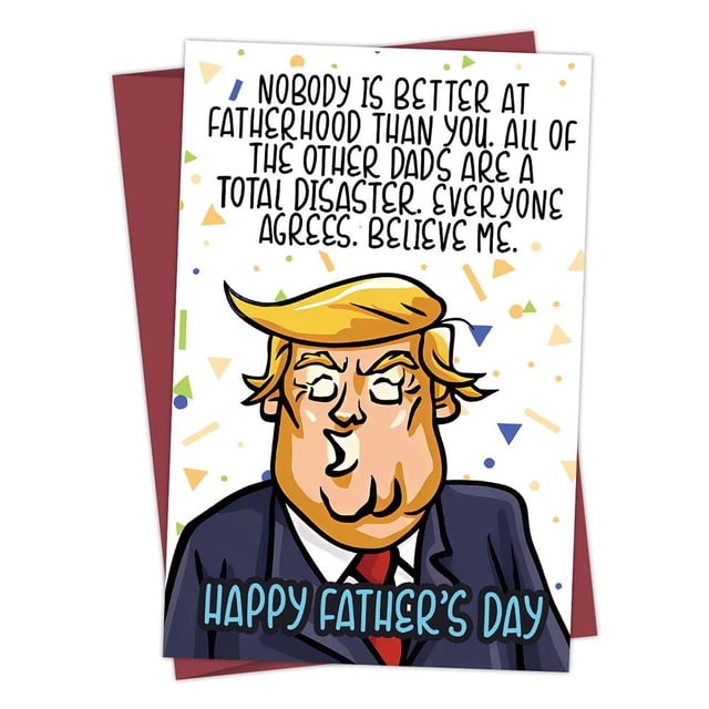 Wartleves Tarjeta de cumpleaños divertida de Donald para mujeres y hombres, tarjeta de regalo de cumpleaños divertida de Donald para papá, mamá, abuela, abuelo, cumpleaños de Donald Dec