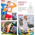thumbnail image 2 of MasteelfCA 2pcs Plastic Sanitizer Bottles Make-up Containers Square Lovely Storage Bottles, 2 of 8