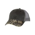 thumbnail image 2 of Outdoor Cap Distressed Camo Mesh-Back Cap HPC500M Black/ Country/ Grey One Size, 2 of 5