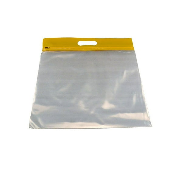 BAGS OF BAGS ZIPAFILE STORAGE BAGS 25PK YELLOW