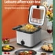 thumbnail image 5 of Freidora de gran capacidad, todo en uno, autocalentable, eléctrica, para papas fritas y buñuelos, 5 of 7