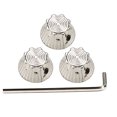 thumbnail image 1 of 4Pcs Metal Guitar Knobs Allen Key Set Volume Tone Control Knobs Guitar Tone Control Buttons Electric Guitar Parts, for Jazz and Bass Guitars Silver, 1 of 9