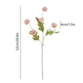 thumbnail image 3 of Gallickan Artificial Dandelions Bouquet, 5-Pack Miniature Silk Flowers, Fall Table Decor, Faux Floral Arrangements for Centerpiece, Pink, 3 of 7