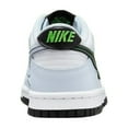thumbnail image 2 of Nike Dunk Low Big Kids' Shoes Color: White/Football Grey/Green Strike/Black Size: 4.5Y, 2 of 5