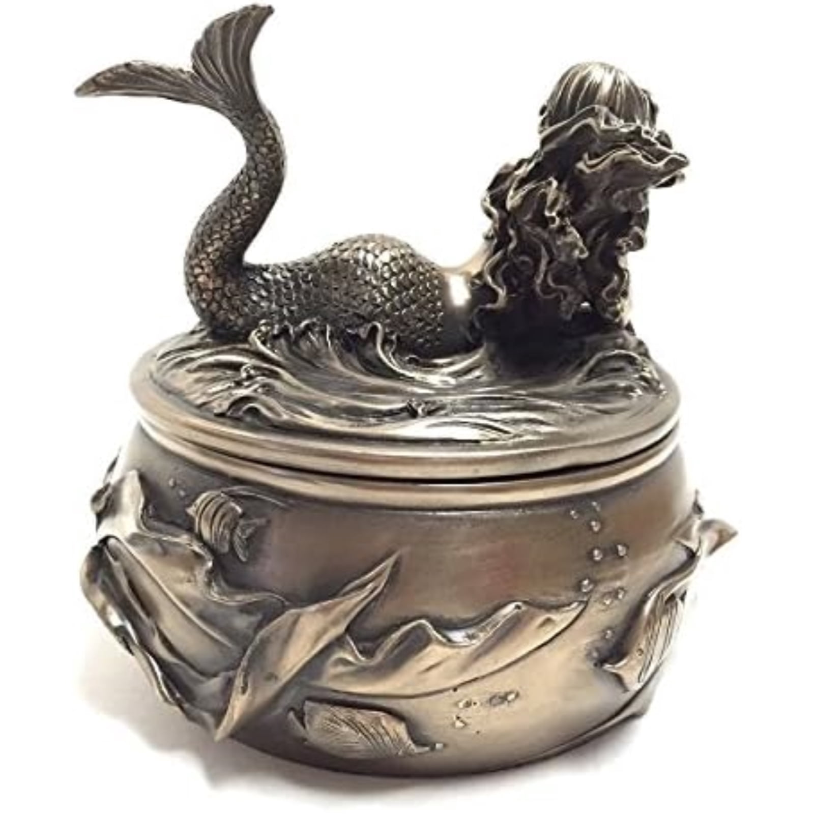 YTC SUMMIT 8650 Mermaid Calypso Embellished Trinket and Jewelry Box