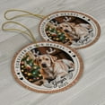 thumbnail image 3 of Forin Our Hearts Ceramic Christmas Ornament 2025, Photo Frame Dog Christmas Ceramic Ornament, Custom Name Text & Picture Pet Memorial Christmas Ornaments, 3 of 5