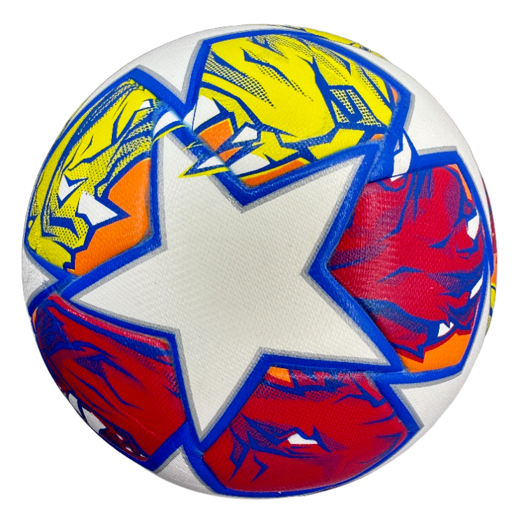 Premium Europe Cup Themed Size 5 Soccer Balls - Diverse Vibrant Colors, Ideal for Adult & Youth Players, Durable Construction for All - Weather Play
