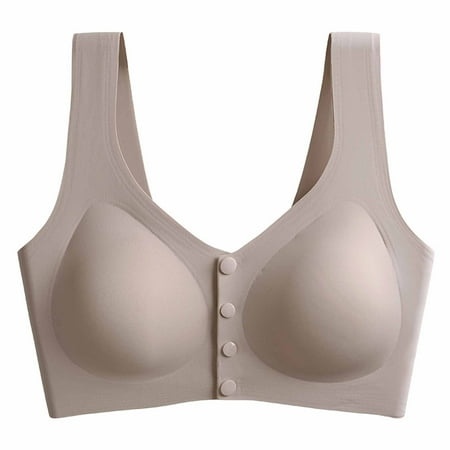 Penkiiy Womens Adhesive Bras Ladies Large Size Gathering Invisible Bra Glossy Breast Stickers Seamless Bra Silicone Underwear Coffee Bras