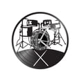 thumbnail image 1 of Time Vault Treasures Ensemble de Tambours Horloge en Vinyle, 1 of 4