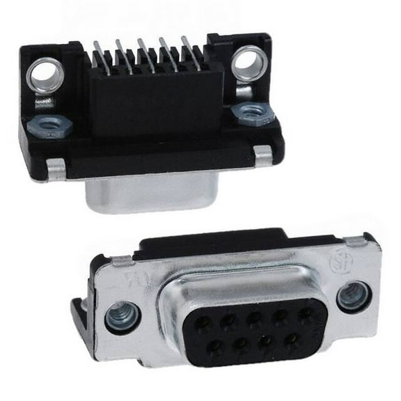 745781-4  Connector D-Sub Receptacle 9Pos R/A Solder Female Socket