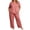Pink, variant on yillto Plus Size Women Pajamas Sets Wide Leg Loose Lounge Pant and Short Sleeve Tops Sleepwear Pjs XL-5XL