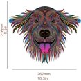 thumbnail image 4 of 3D Pattern Wooden-Puzzle, Adult Children Creative Animal Shaped Jigsaw Puzzle, Irregular Building Block Puzzle Educational Toy, Home Family Artwork Décor, Holiday Birthday Gift Set (A3, Dog), 4 of 7