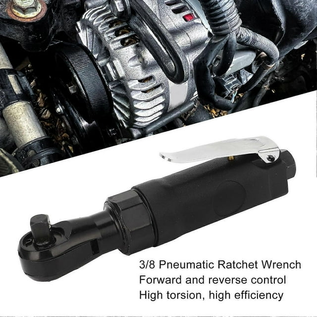 3/8 Air Ratchet Wrench Alloy Steel High Torsion Mini Portable Pneumatic Wrench 1/4 Air Inlet