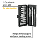 thumbnail image 2 of Juego De Exactos  Bloosom Estuche 13 Piezas Negro, 2 of 4