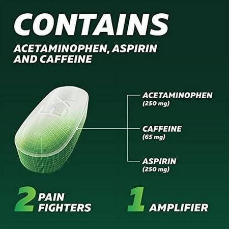 Excedrin Extra Strength Pain Relief Caplets - Headache Relief - 100 Count