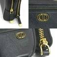 thumbnail image 4 of Pre-Owned Christian Dior Shoulder Bag Caro Leather Black Women's 90048a (Good), 4 of 5