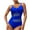Blue, variant on Dvprdro Swimsuits for Women 2025 Ruched Tummy Control One Piece Swimsuits Blue Sizes M