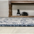 thumbnail image 6 of JONATHAN Y SANTA MONICA 5' Square Area Rug, Madrid Vintage Filigree Textured Weave - Blue/Cream, SMB107F-5SQ, 6 of 8