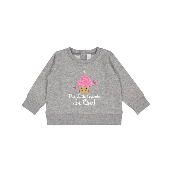 Inktastic 1st Birthday Cupcake Girls Cute Baby Sweatshirt