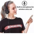 thumbnail image 2 of Black Cat Cartoon Headphone Wireles Fm Headset Music Stereo Headphones Kid's Headphone Over Ear For, 2 of 4