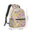 thumbnail image 2 of Yiaed Easter Egg Print School Backpack College Backpack Daypacks for Students High School Spacious and Durable Daypack for Work and Travel-One Size, 2 of 6
