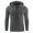 Dark Gray, variant on SHTXOZHI Mens Hoodies Pullover Long Sleeve Casual Sweatshirts Winter Solid Color Hooded Tops