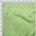 thumbnail image 4 of oneOone Cotton Jersey Light Green2 Fabric Geometric Line Art Circle Dress Material Fabric Print Fabric By The Yard 58 Inch Wide, 4 of 4