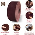 thumbnail image 3 of ELW 9-10 oz. 3.6-4mm Burgundy Straps, Belts, Strips 3.5"x72" 8.9x283cm - Belt Grade Latigo Leather for Cowhide Heavy DIY Craft - Pet Collars, Blanks, Accessory, Jewelry, Key Chains, 3 of 9