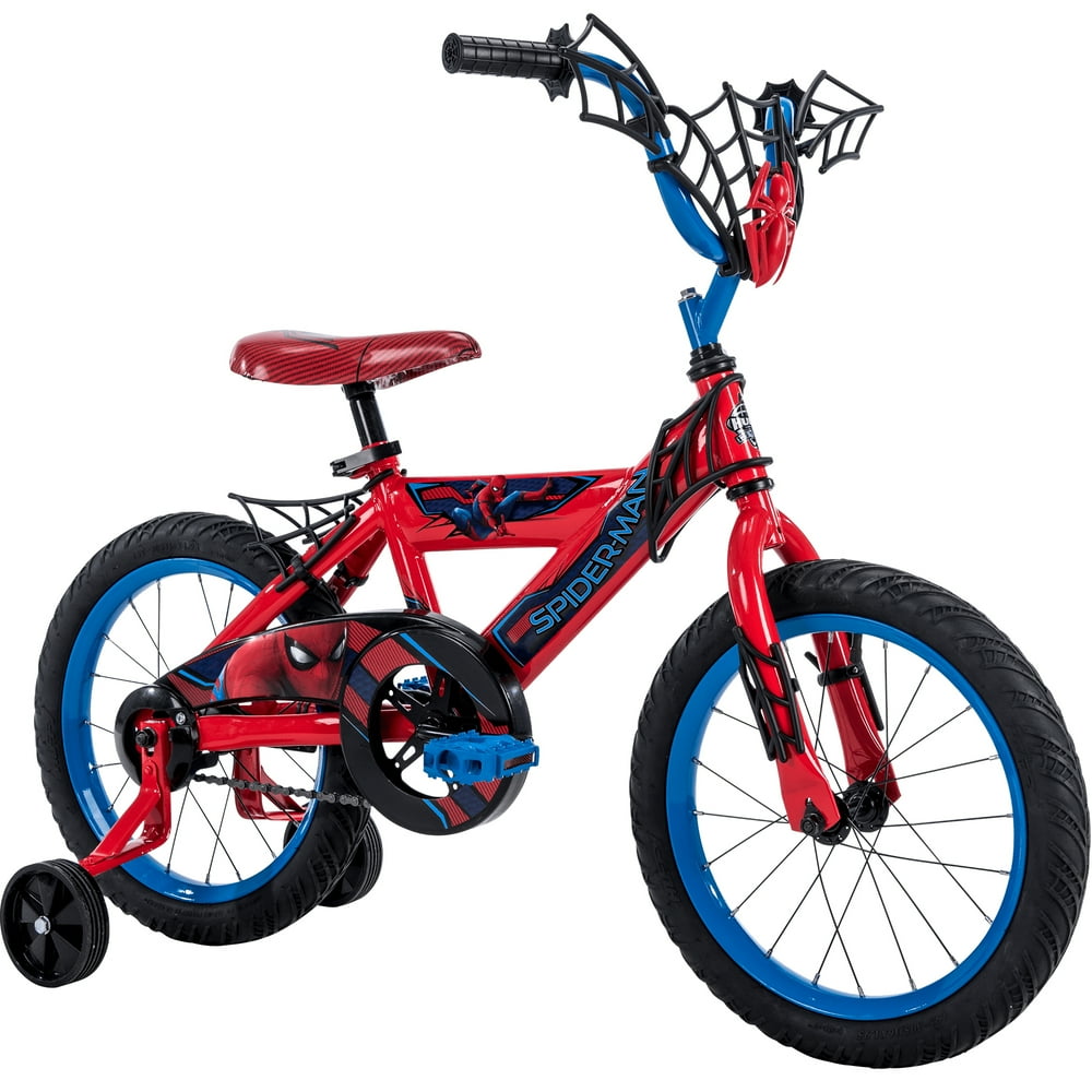 Marvel® SpiderMan 16″ Red Boys’ Bike, by Huffy