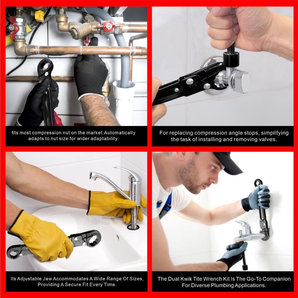 MOMOJIA 2Piece Double Head Nonslip Wrench Set High Strength Steel Tight Space Operation