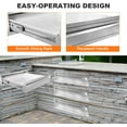 thumbnail image 2 of Qinaqin 24" cm de Ancho x 23" Profundidad 6.5 Altura Outdoor Kitchen Cajones 3-Layer Access Cajón Stainless Steel Built-in BBQ, 2 of 7