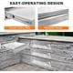 thumbnail image 2 of Qinaqin 24" cm de Ancho x 23" Profundidad 6.5 Altura Outdoor Kitchen Cajones 3-Layer Access Cajón Stainless Steel Built-in BBQ, 2 of 7