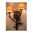 thumbnail image 3 of Meyda Tiffany 180106 Lone Pine 2 Light 21" Tall Wall Sconce - Copper, 3 of 3