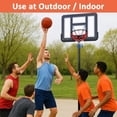 thumbnail image 2 of Basketball Hoop Outdoor 10ft Adjustable, Portable Basketball Hoop Goal System in Backyard/Driveway/Indoor, 32 Inch Shatterproof Backboard and Larger Base, 2 of 8