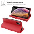 thumbnail image 5 of Funda tipo cartera para iPhone X/XS con cordón y tarjetero de piel sintética, 5 of 5