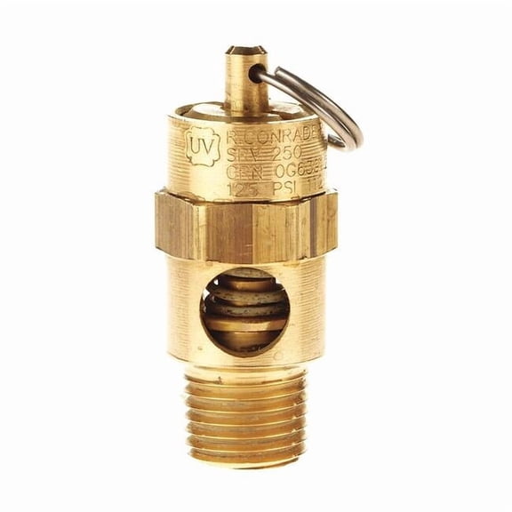 Conrader Safety Valve,1/4" (M) NPT Inlet SRV250-14-200 SST